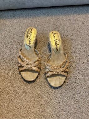 Sam Edelman Camille 2 Tan Raffia